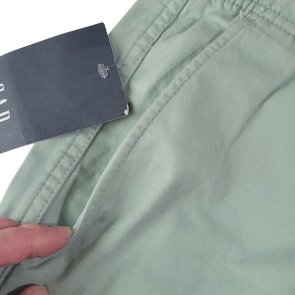 Gap Mens Granite Green Drawstring Shorts XXL 98% Cotton 2% Spandex Casual Elasti - Picture 7 of 16